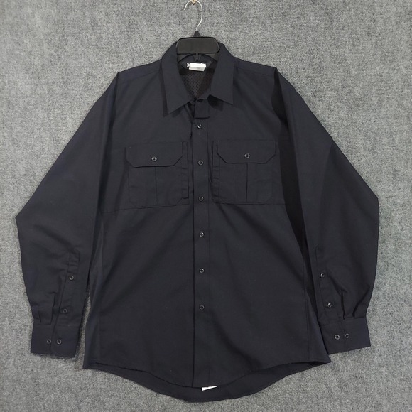 Vertx Phantom LT Shirt Mens XL Navy Long Sleeve Tactical Uniform VTX8120 New - Picture 1 of 9